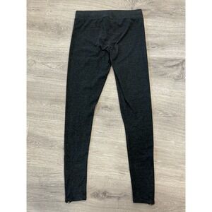 American‎ Eagle Hi-Rise Leggings Small Dark Gray Solid Zip Detail